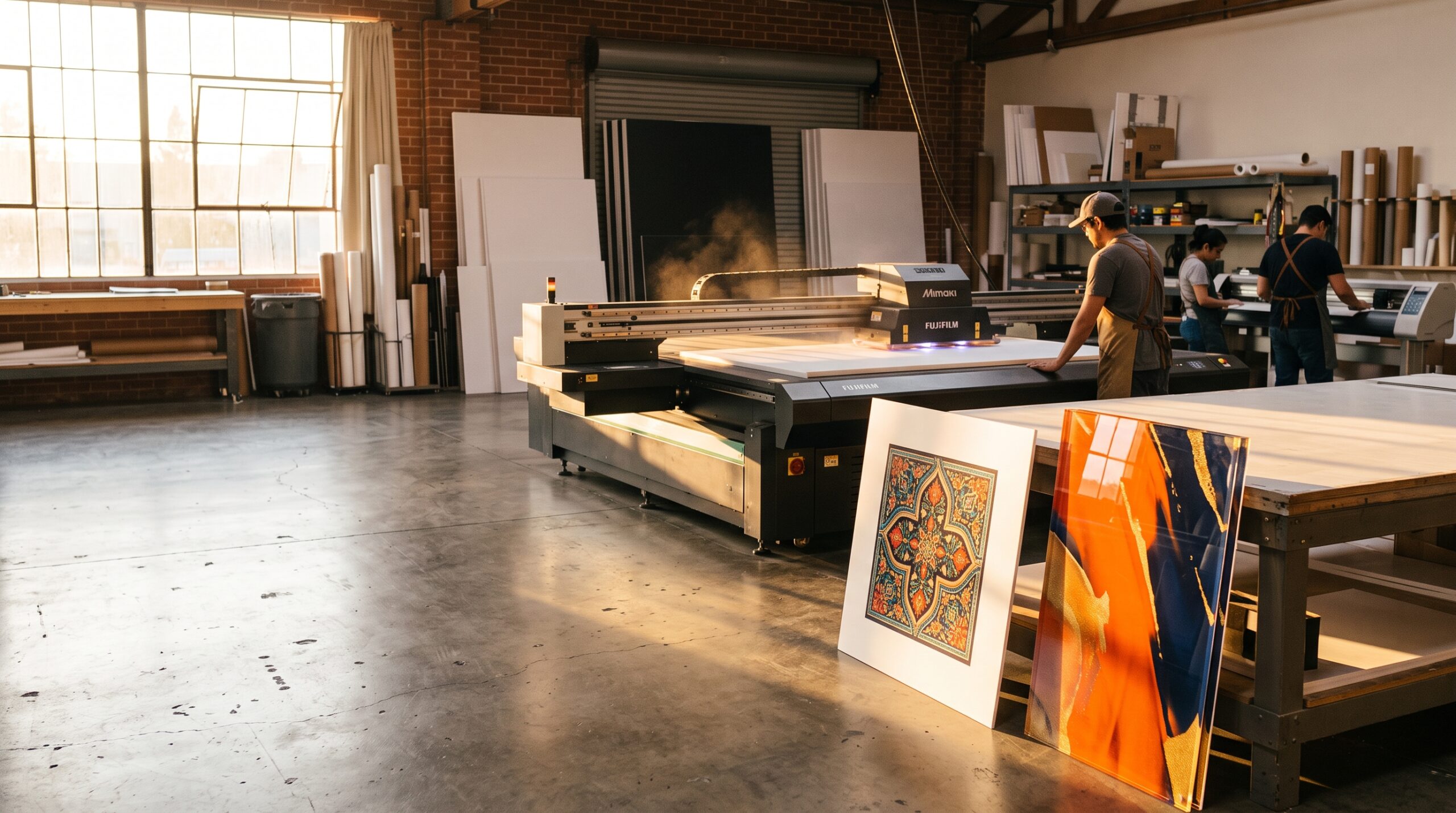 Foam Board and Acrylic UV Prints for Irvine Offices: A Practical Guide