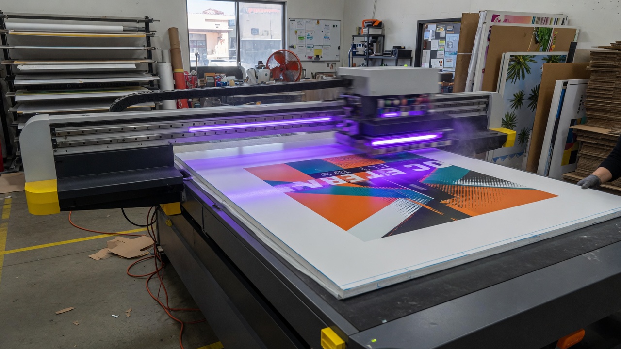 Flatbed Printing Near Me: What Fits a UV Bed in Irvine